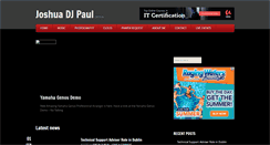 Desktop Screenshot of joshuadjpaul.com