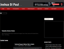 Tablet Screenshot of joshuadjpaul.com